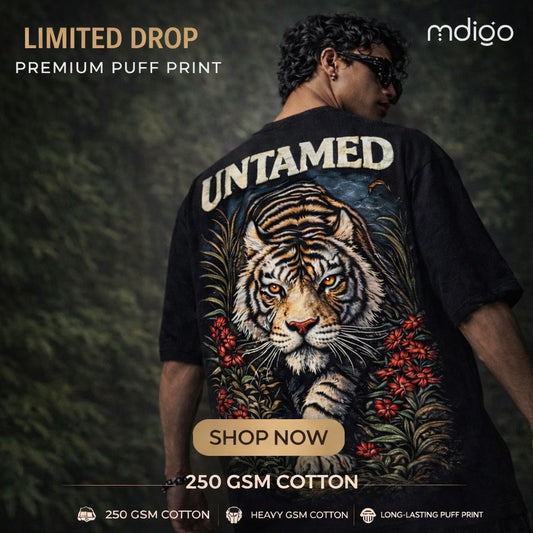 UNTAMED by MDIGO -250 GSM PUFF PRINT